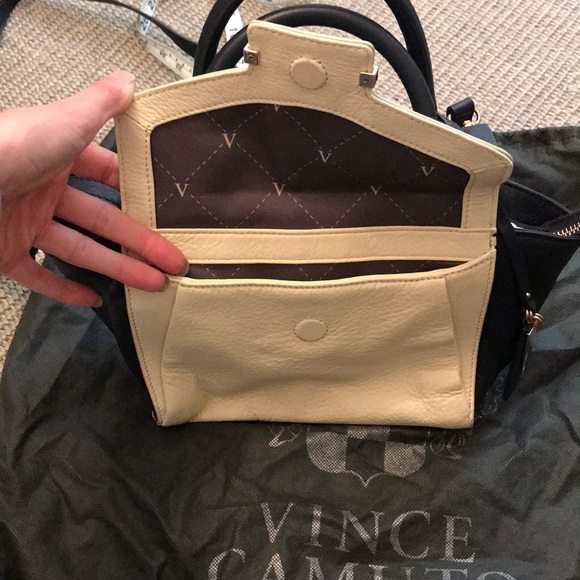Vince Camuto Colorblock leather mini satchel - Picture 7 of 7